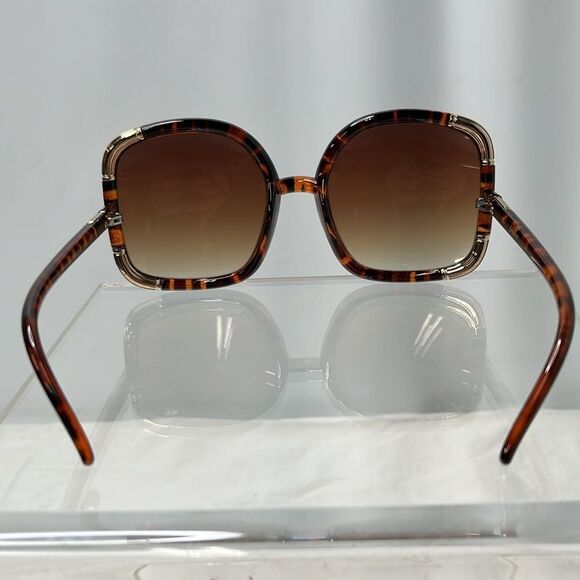 JOAN BOYCE OVERSIZED TORTOISE FRAME SUNGLASSES FTL-04-104